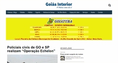 Desktop Screenshot of goiasinterior.com.br