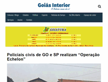 Tablet Screenshot of goiasinterior.com.br